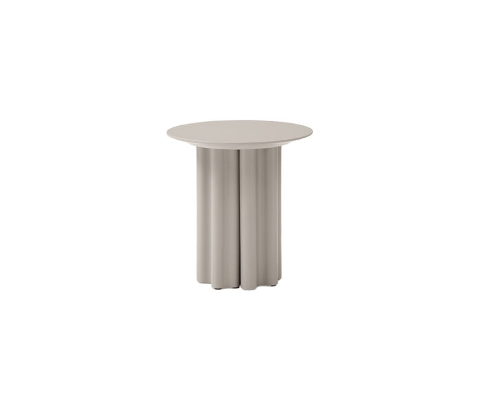 Moon Side Table - Matte Beige