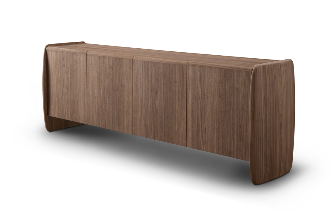 Underline Buffet - Light Walnut - 4 Door