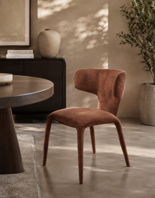 Sahara Dining Chair – Set of 2 - Rust