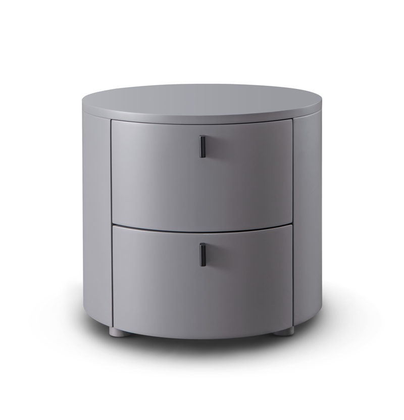 Sims Bedside - Matte Grey