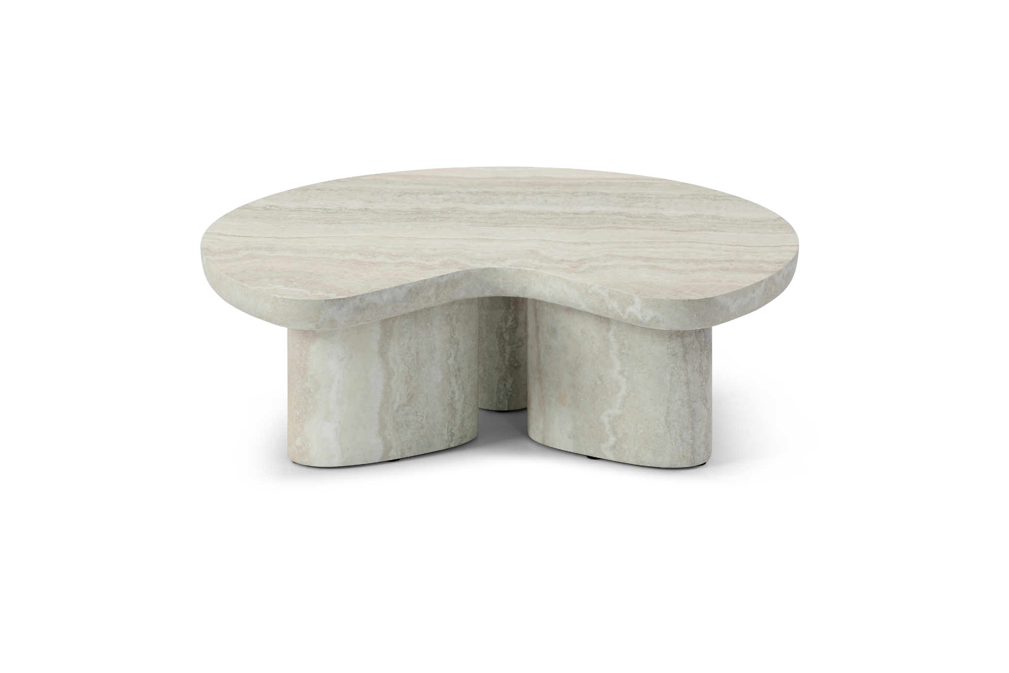 Lilac Coffee Table - Faux Travertine