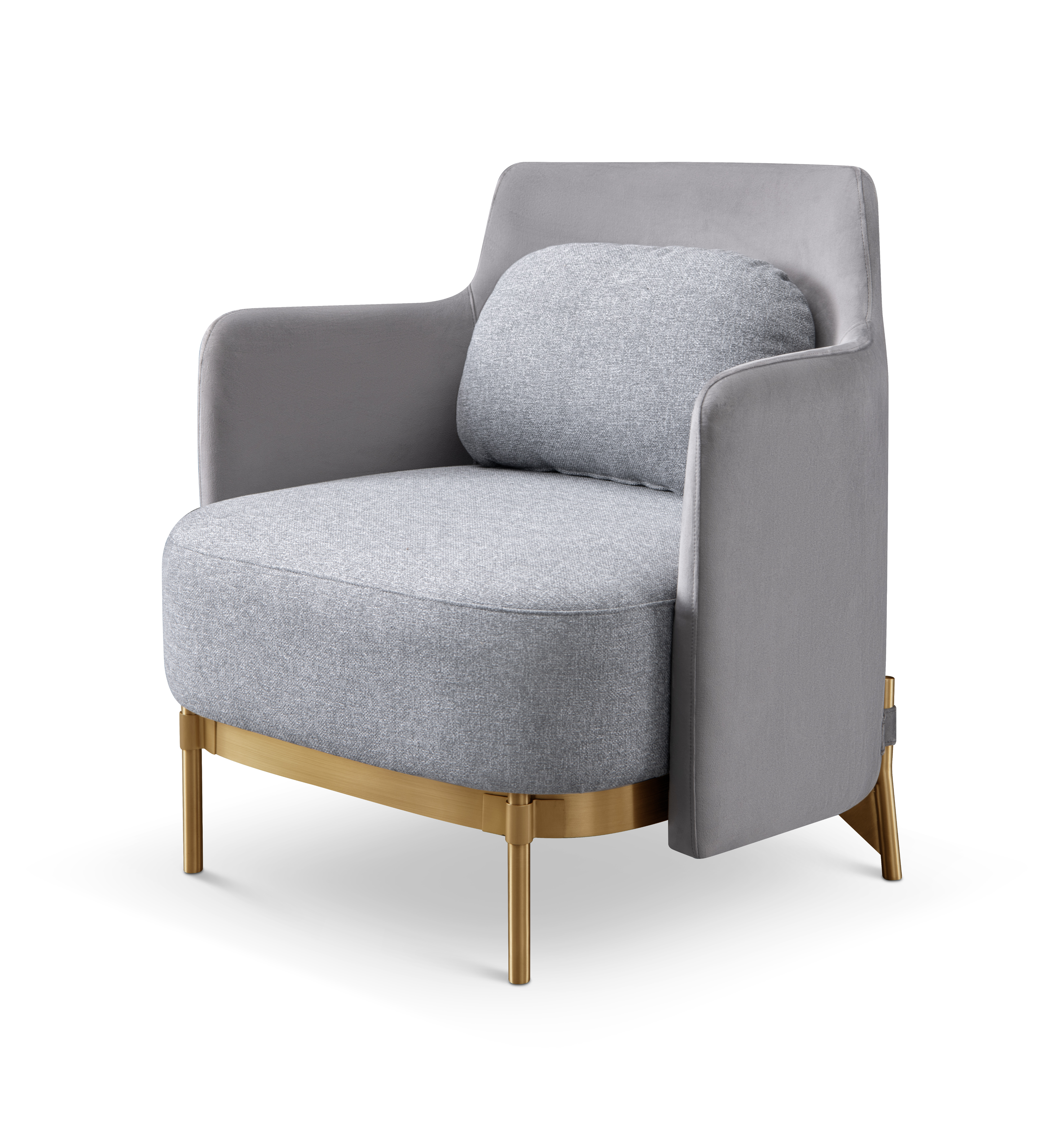 Gemma Lounge Chair - Grey