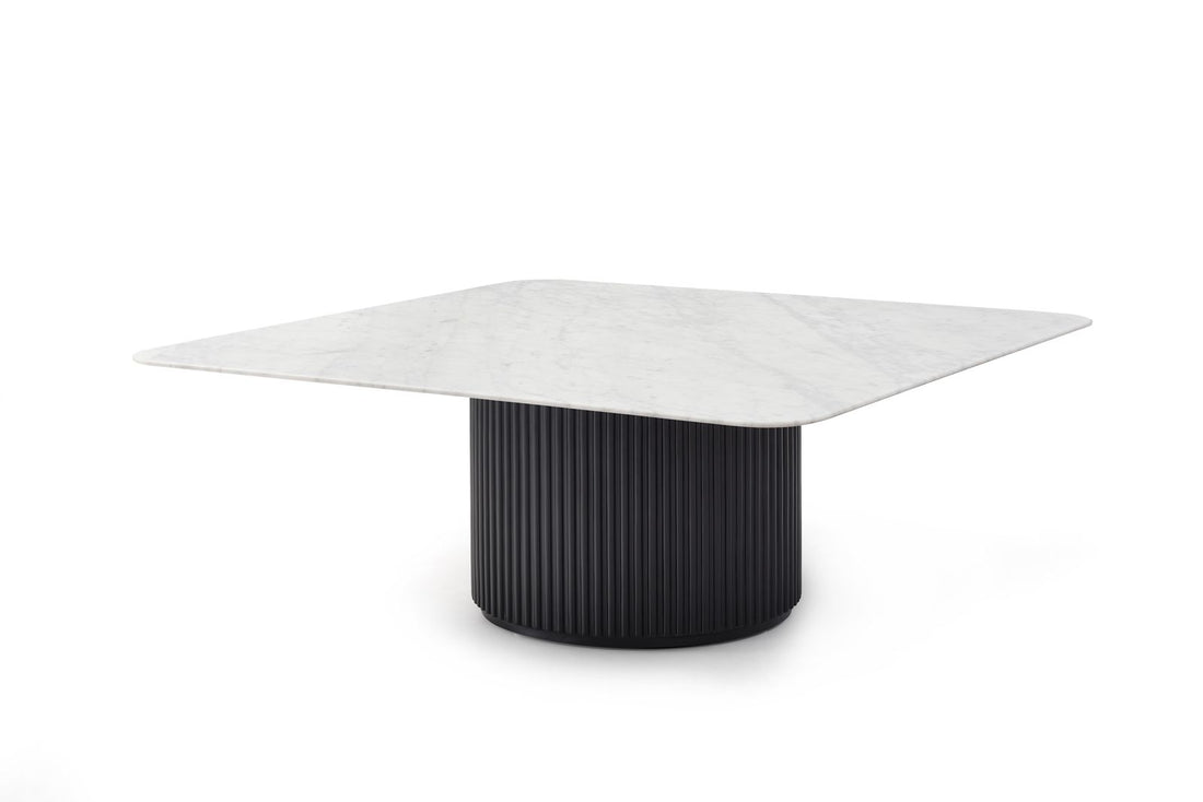 Lantine Marble Coffee Table -Matt Black
