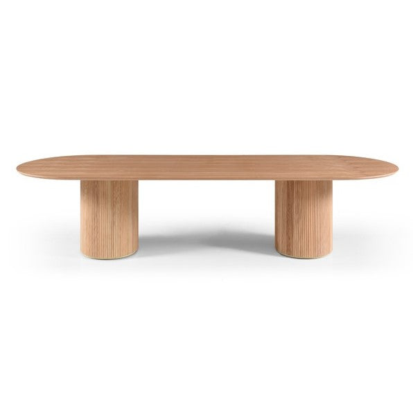 Lantine 320 Dining Table - Pill Shaped - Ash Oak