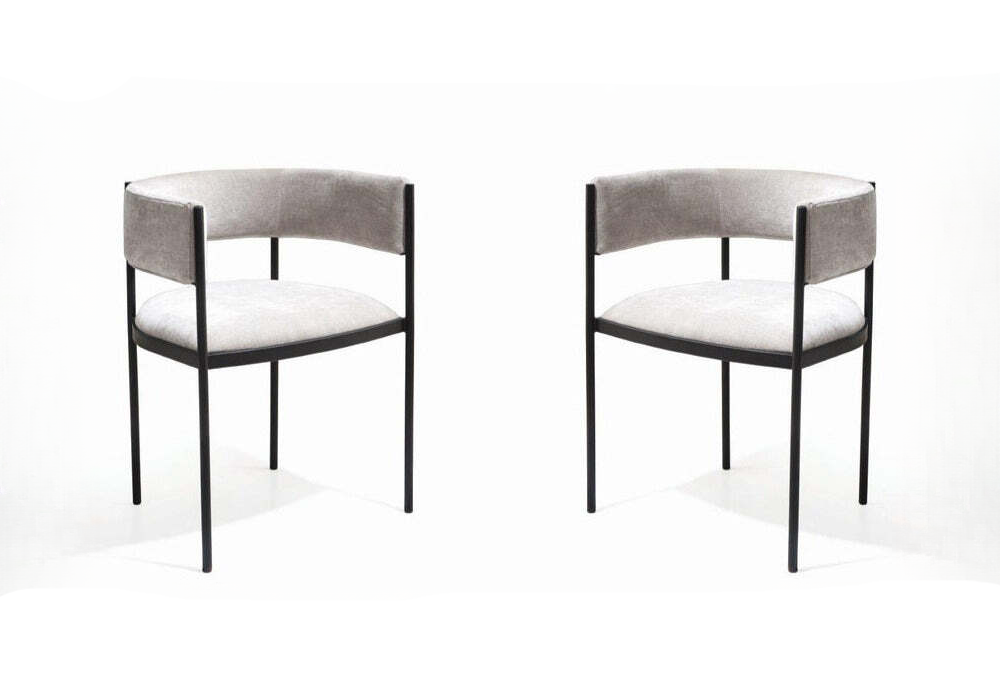 Envie I Dining Chair - Set of 2 - Giselle Grey Beige