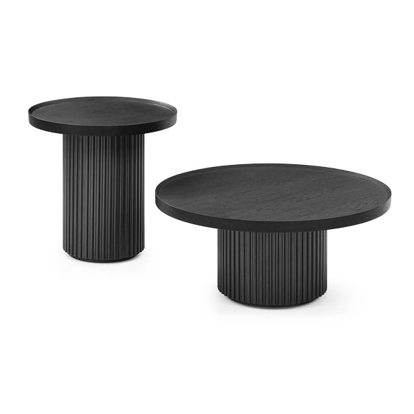 Lincoln Coffee table - Matte Black - House of Isabella UK