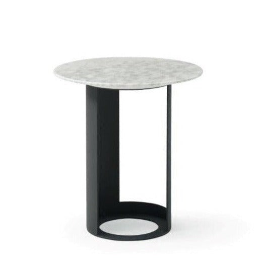 Alban Side Table - Carrara White