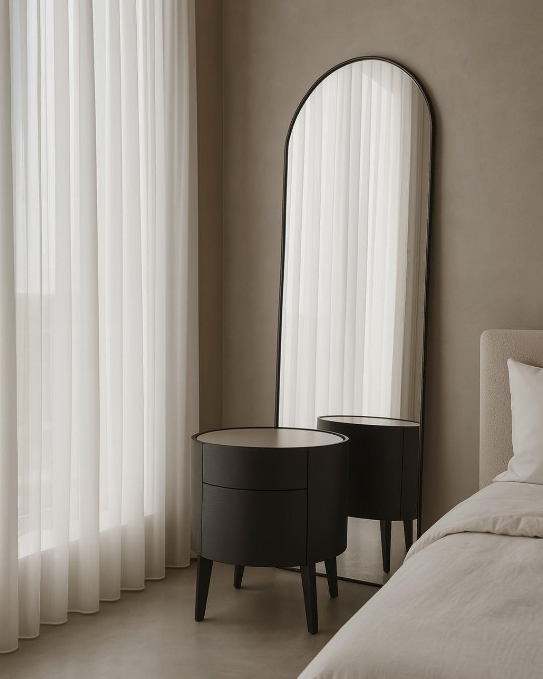 Cesola Swivel Chair - Tan