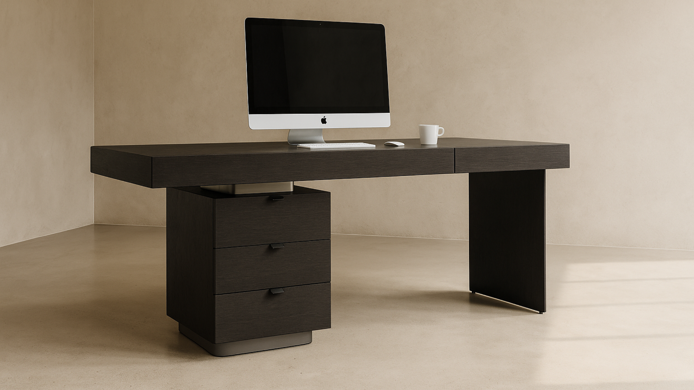 Luxury desks, chairs, and storage solutions ready for early 2026 projects.