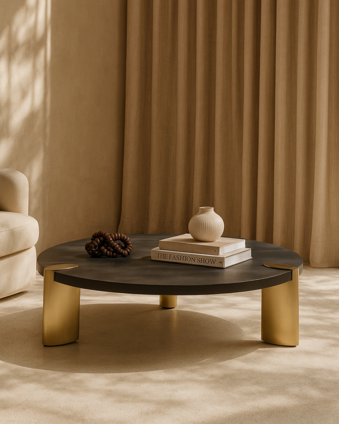 Amara Coffee Table - Large - Smoke Oak