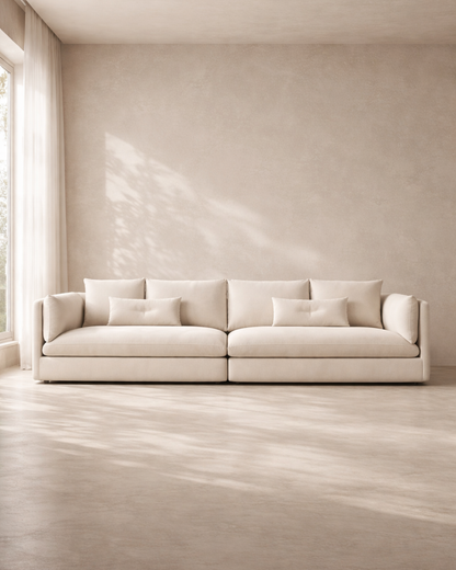 Axis 4-Seater Sofa - Cream