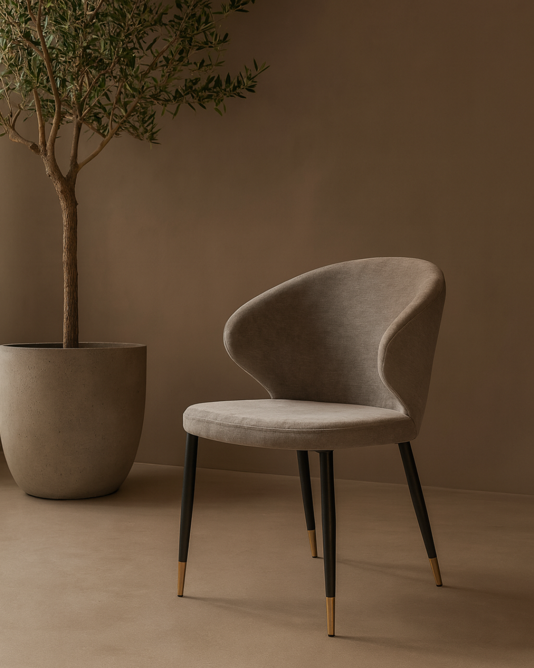 Bellroy Dining Chair - Giselle Charcoal