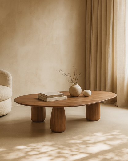 Basilca Coffee Table - Walnut