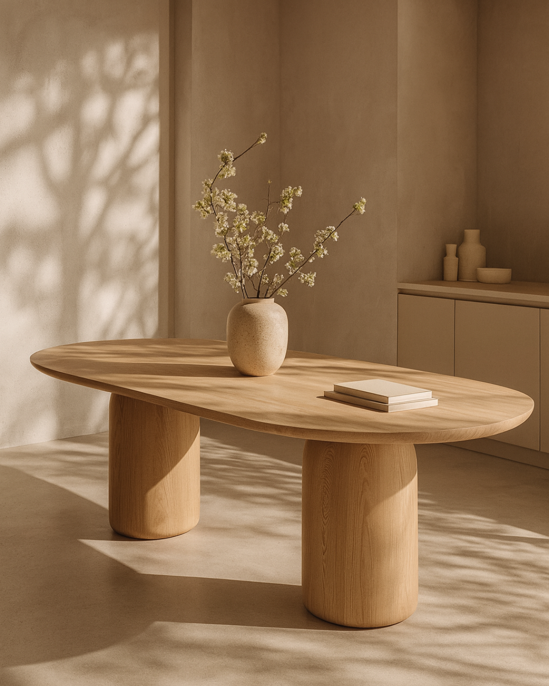 Basilca Dining Table 240 - Ash Oak