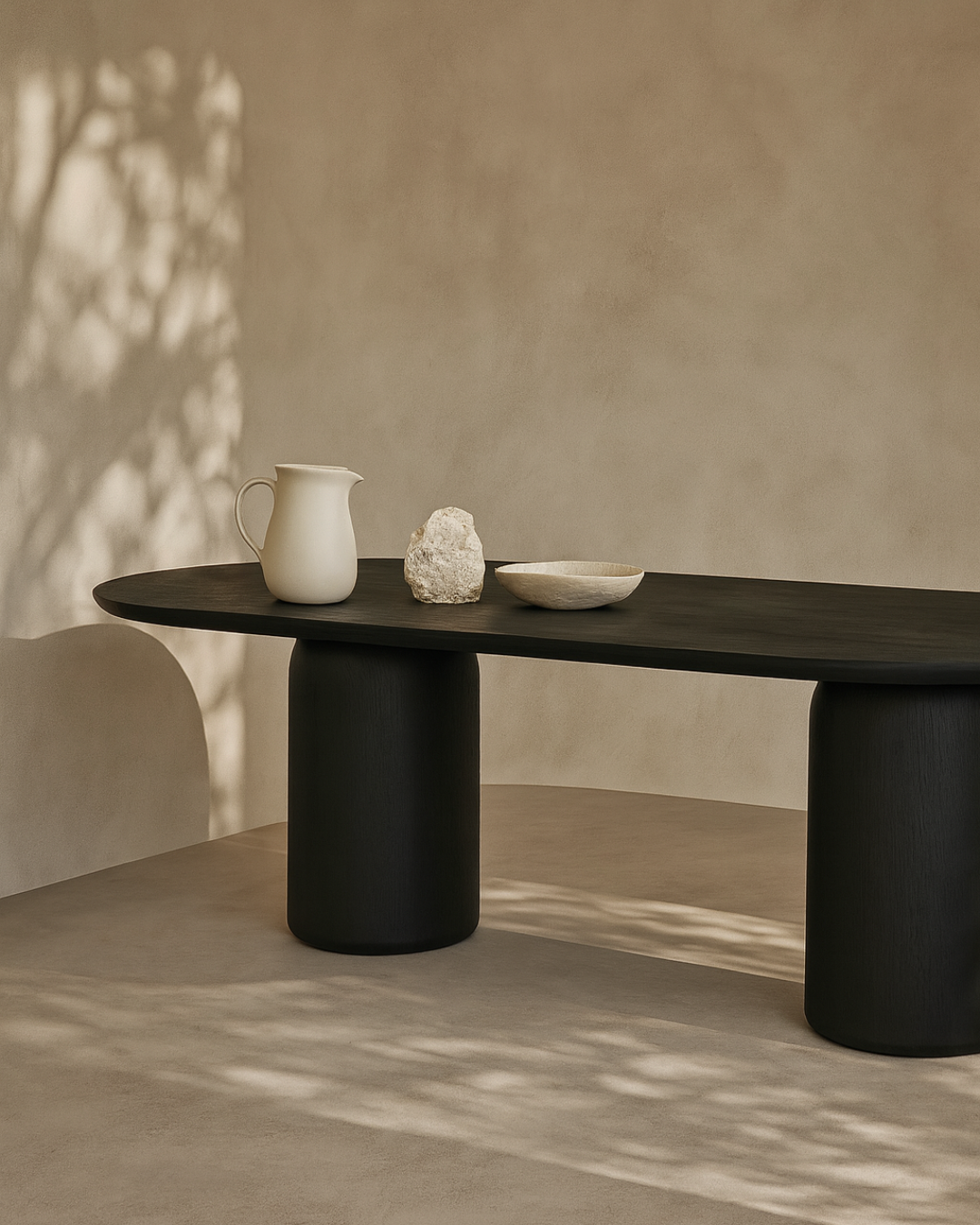 Basilca Dining Table 270 - Matte Black