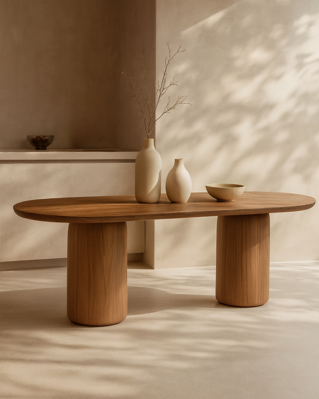 Basilca Dining Table 240 - Walnut