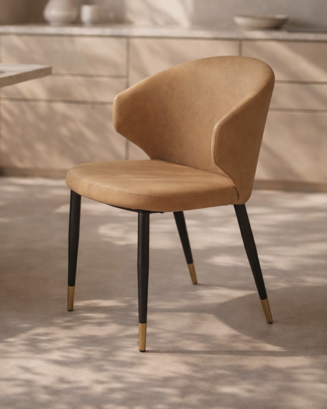 Bellroy Dining Chair - Vintage Eco Pelle Honey