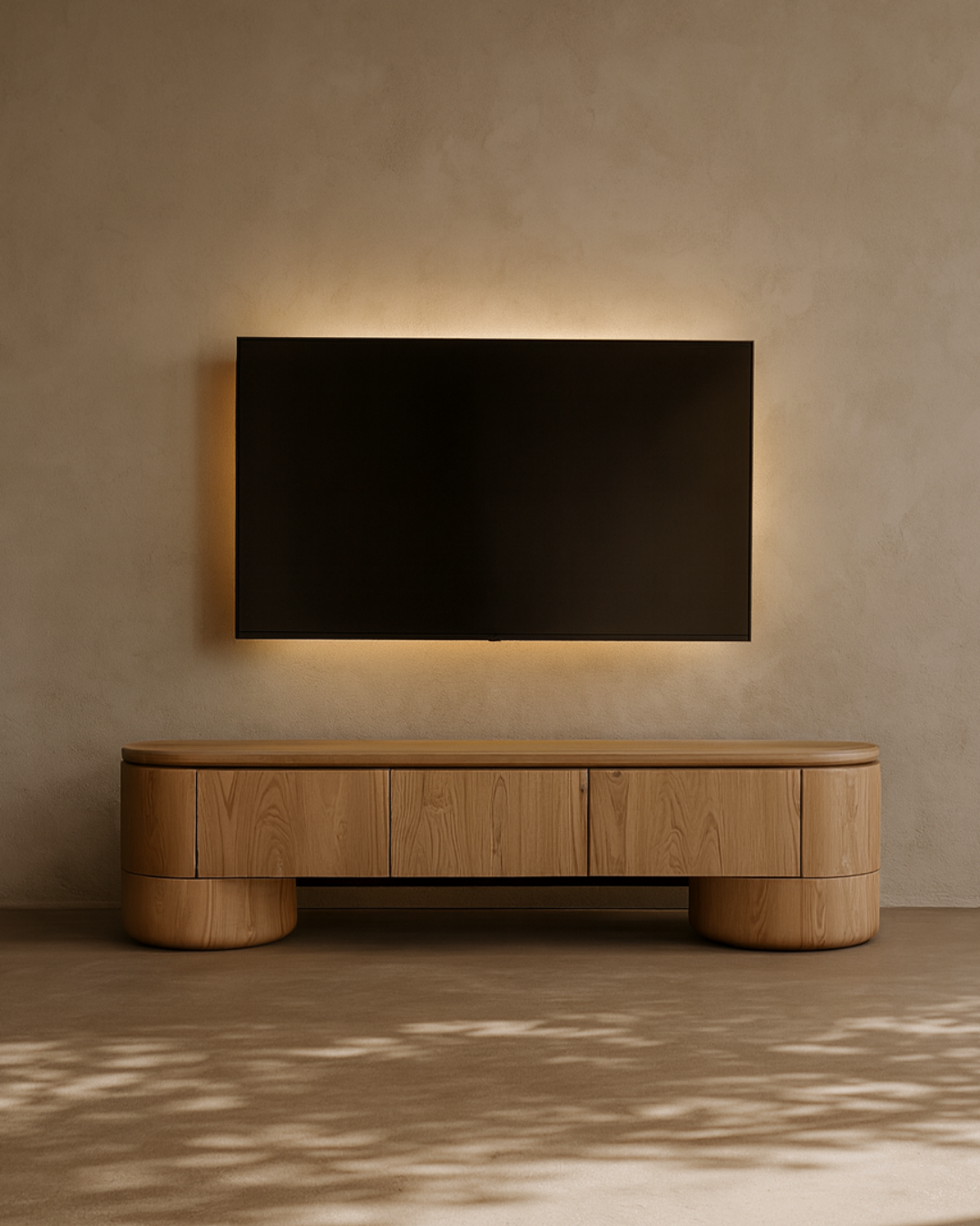 Berwick TV Unit - Ash Oak