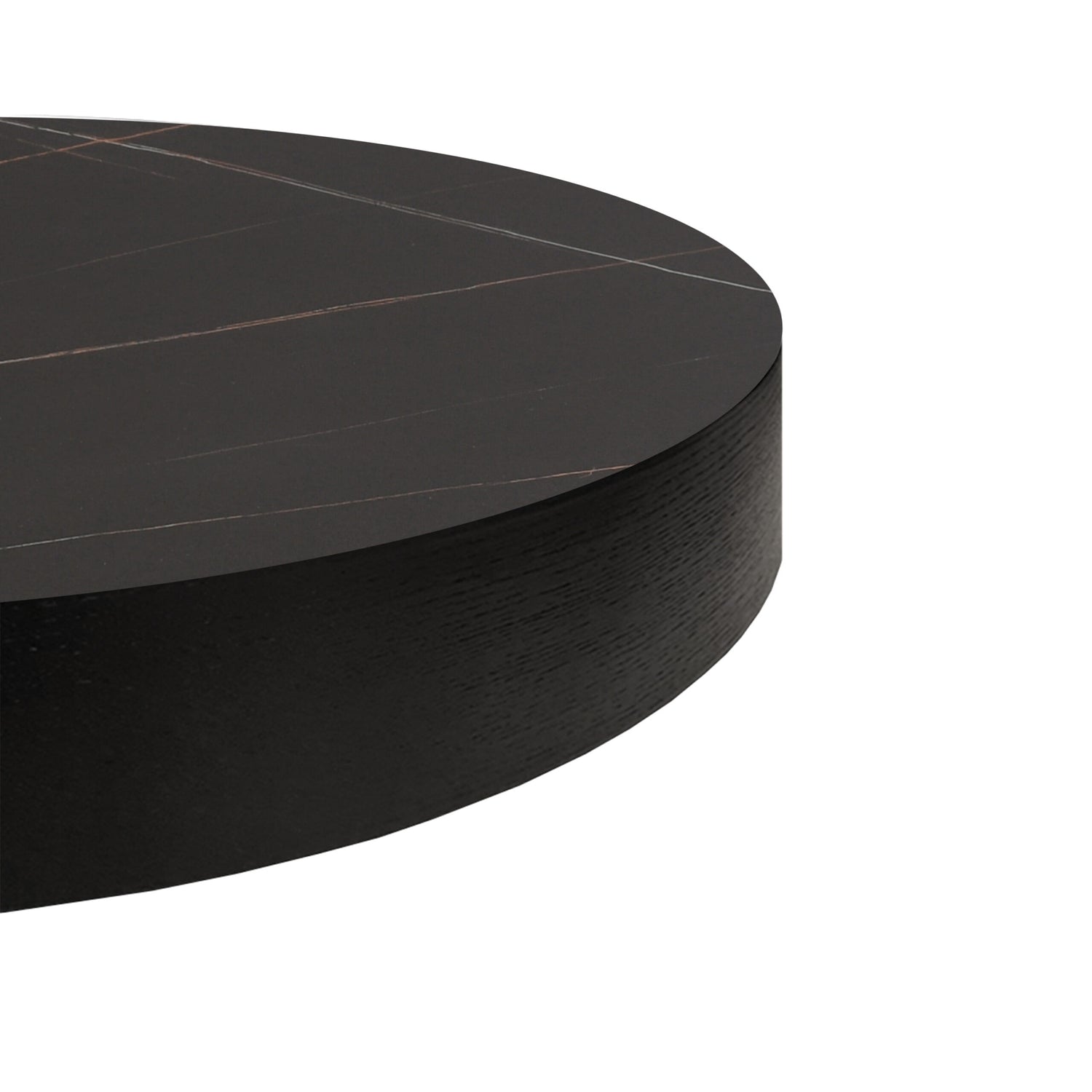 Coin Coffee Table - Black Marble