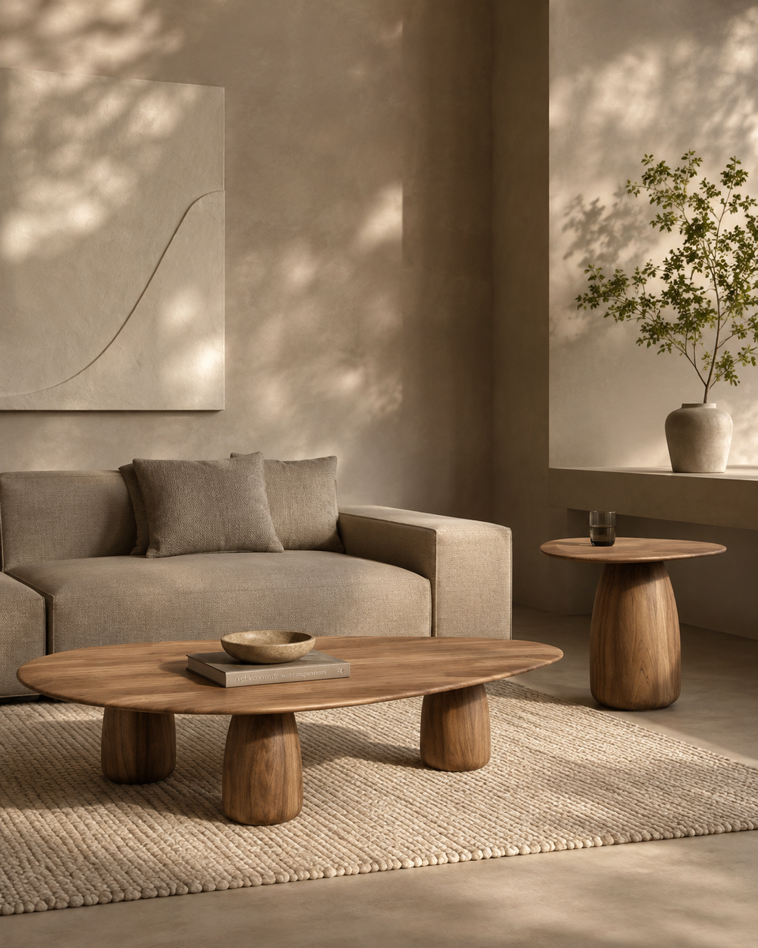 Basilca Coffee Table - Walnut