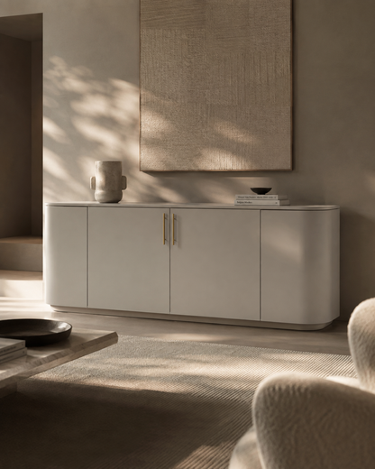 Oakura Buffet - Matte Beige