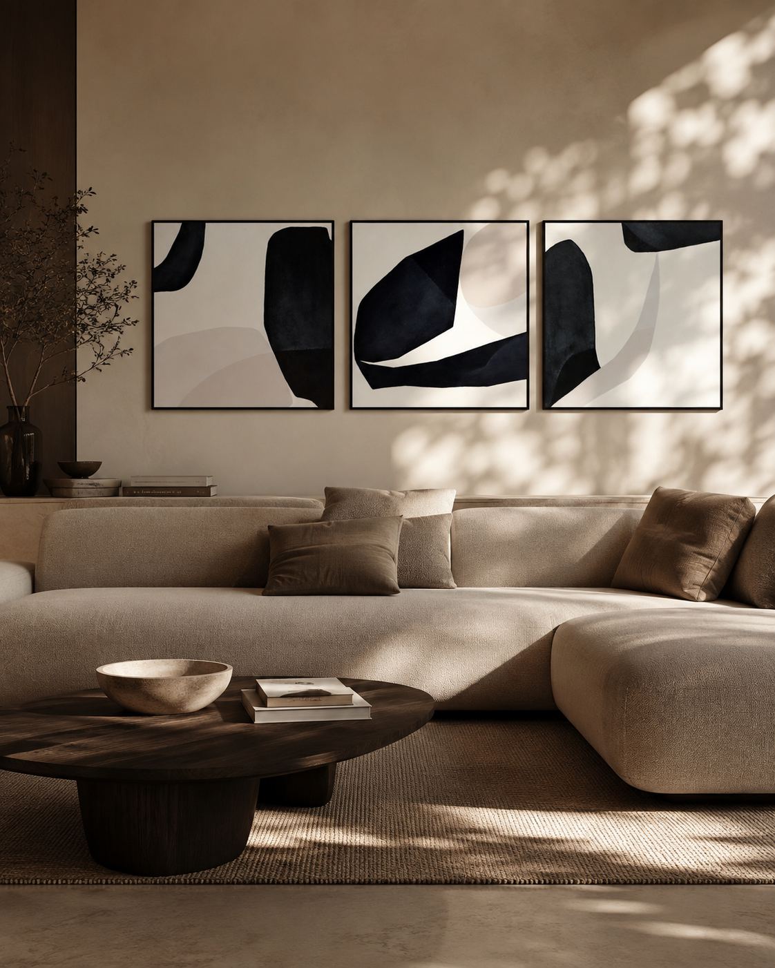 Stone Path - Set of 3 Wall Art
