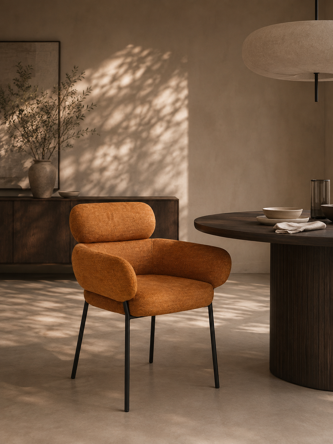 Malin Dining Chair - Bella Amber