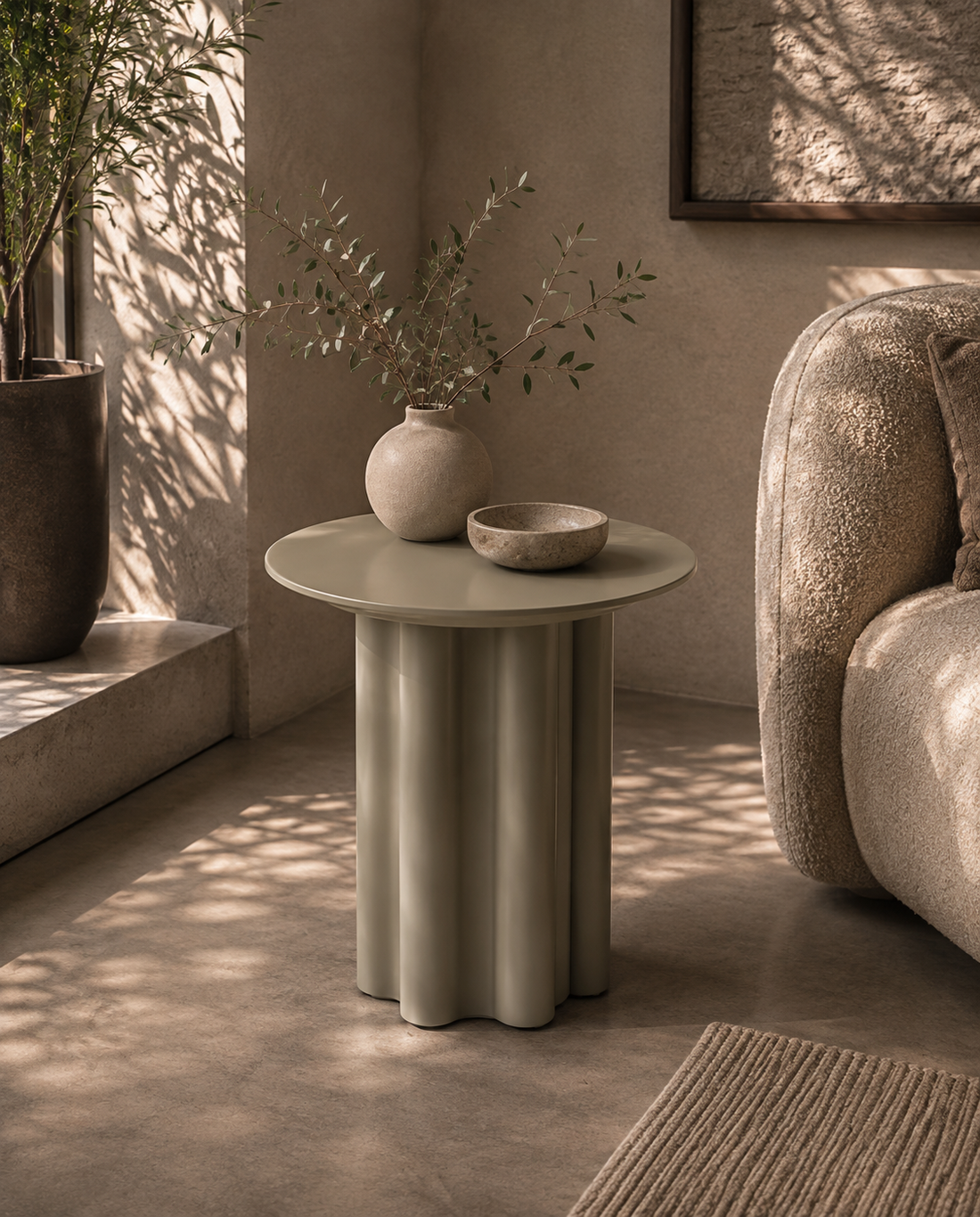 Moon Side Table - Verde