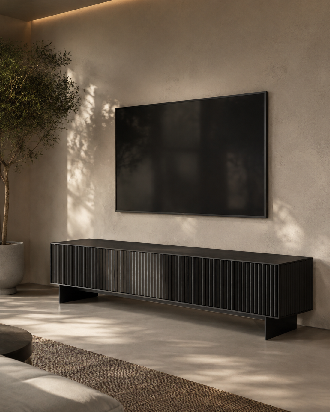 Costine TV Unit - Smoke Oak