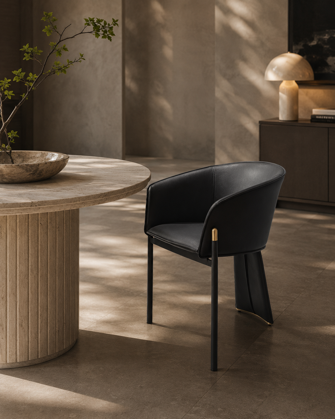 Felipo Dining Chair - Set of 2 - Mustang Black
