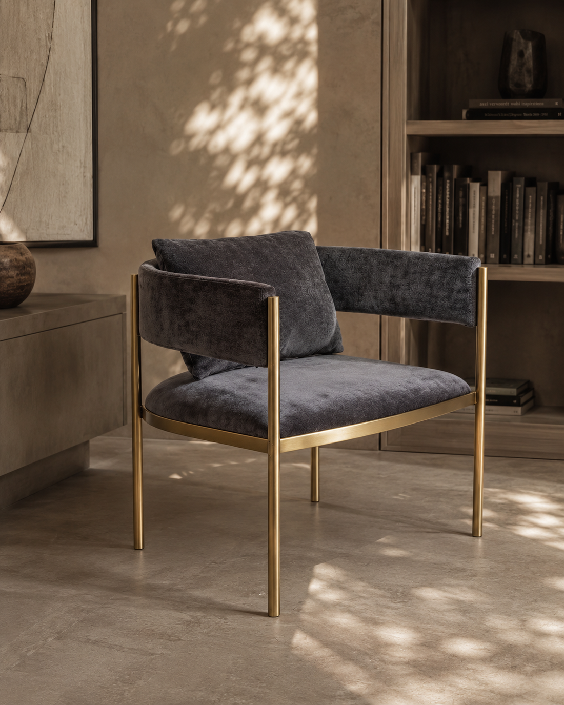 Envie II Lounge Chair - Giselle Dark Charcoal