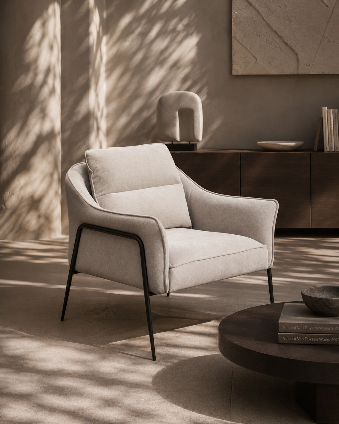 Torsion Lounge Chair II - Giselle Cool Grey