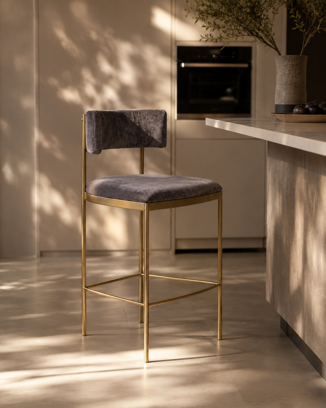 Envie II Counter Stool - Giselle Dark Charcoal