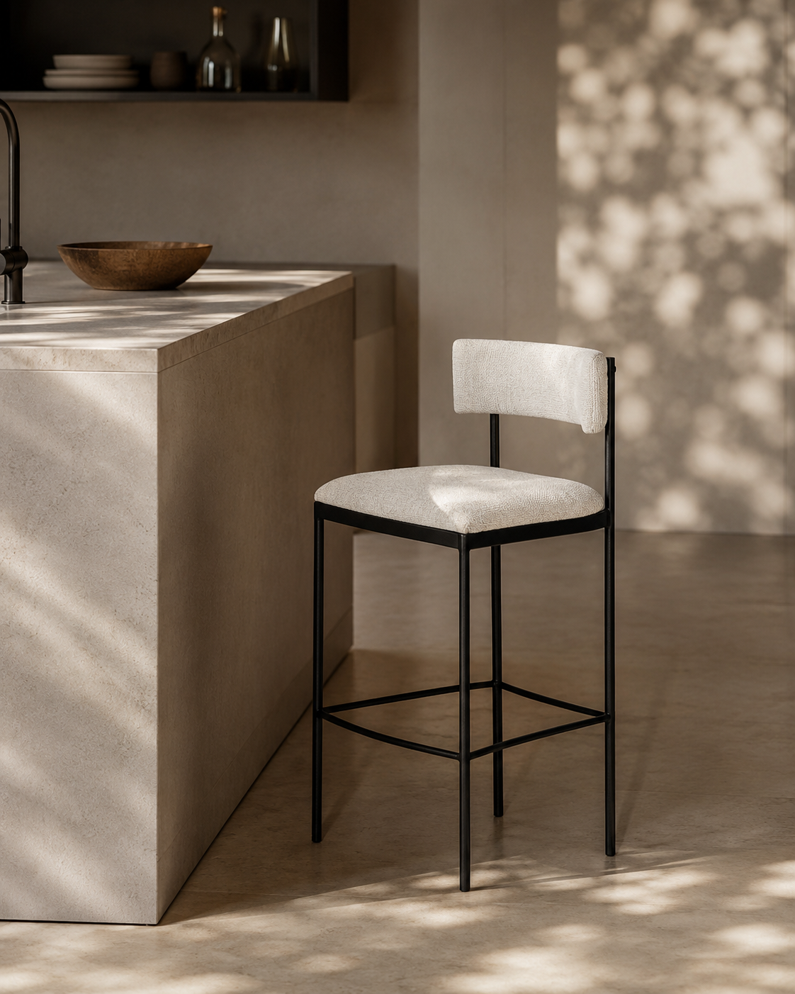 Envie I Counter Stool - Giselle Grey Beige