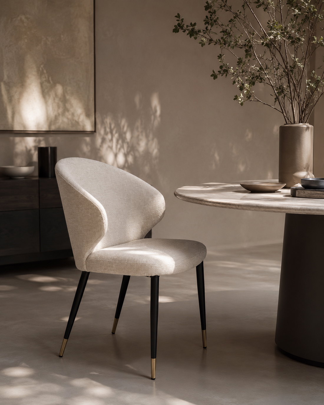 Bellroy Dining Chair - Light Beige