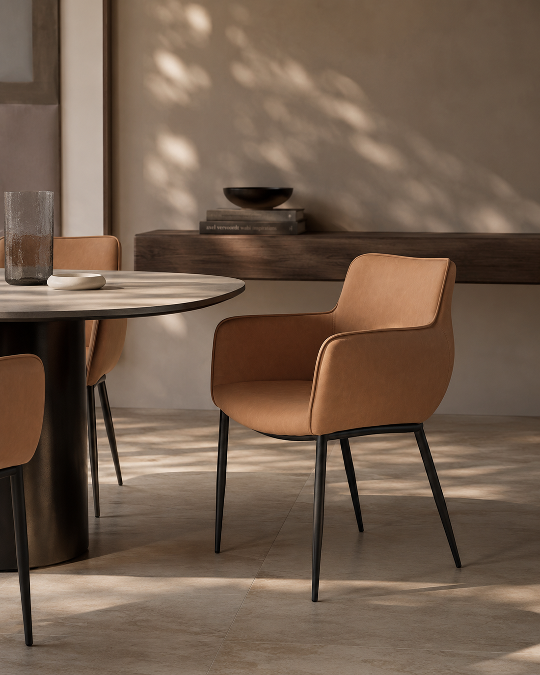 Kim Dining Chair - Cognac