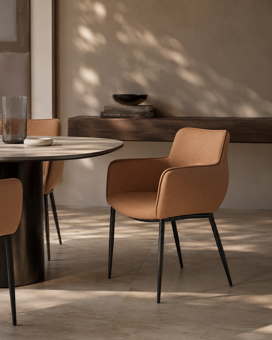 Kim Dining Chair - Cognac