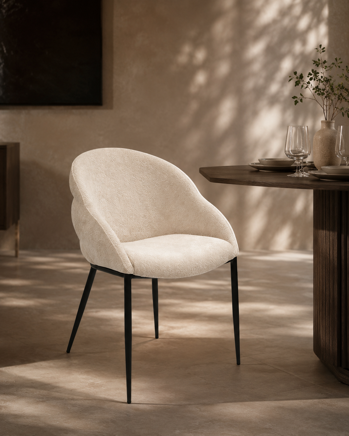 Mayer Dining Chair - Embley Cream