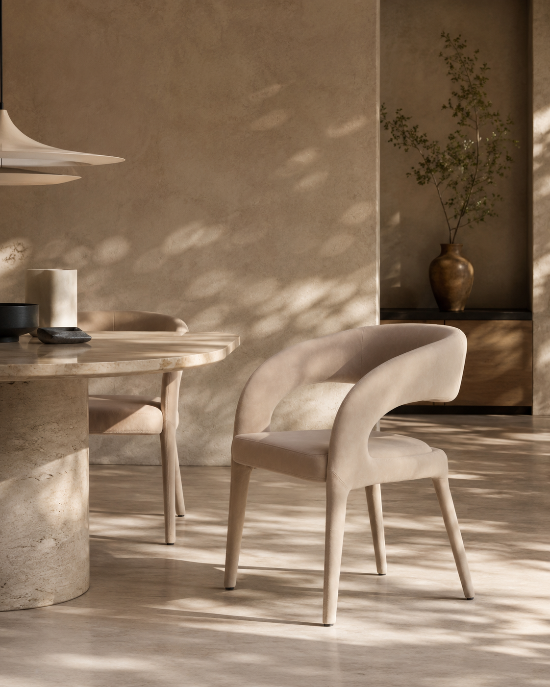 Matzo Dining Chair - Vintage Ecco Pelle