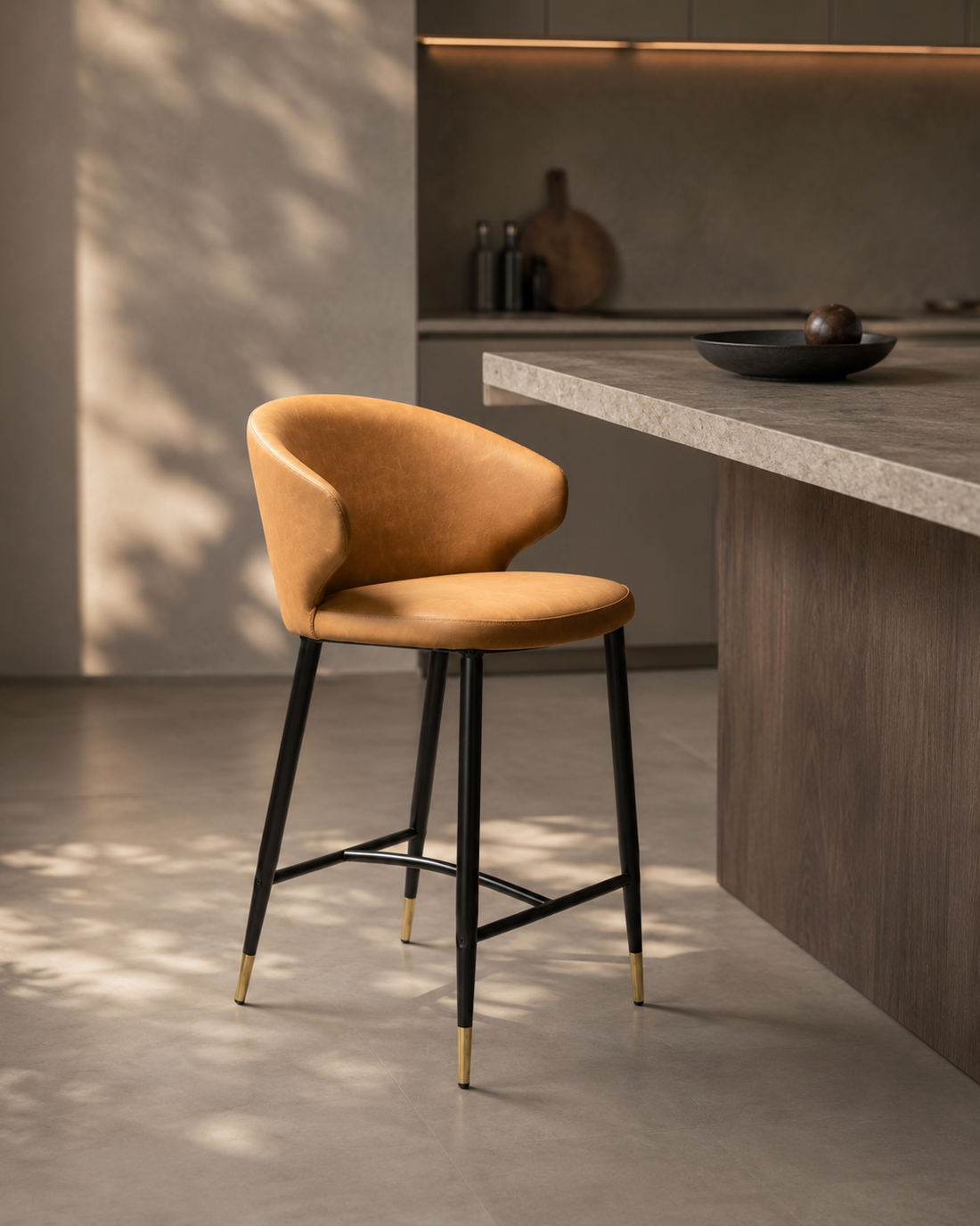 Bellroy Bar stool - Vintage Eco Pelle Honey