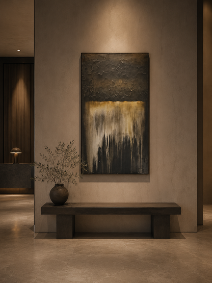 Landslide - Oil painting