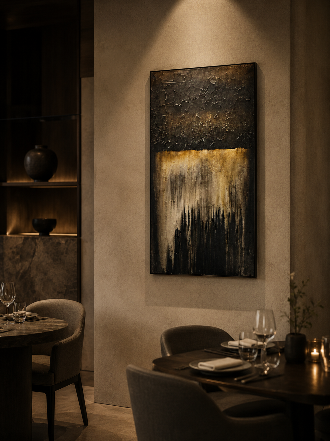 Landslide - Oil painting
