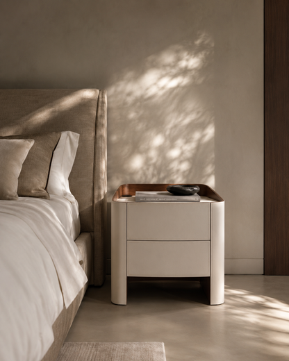 Ruffia Bedside Table
