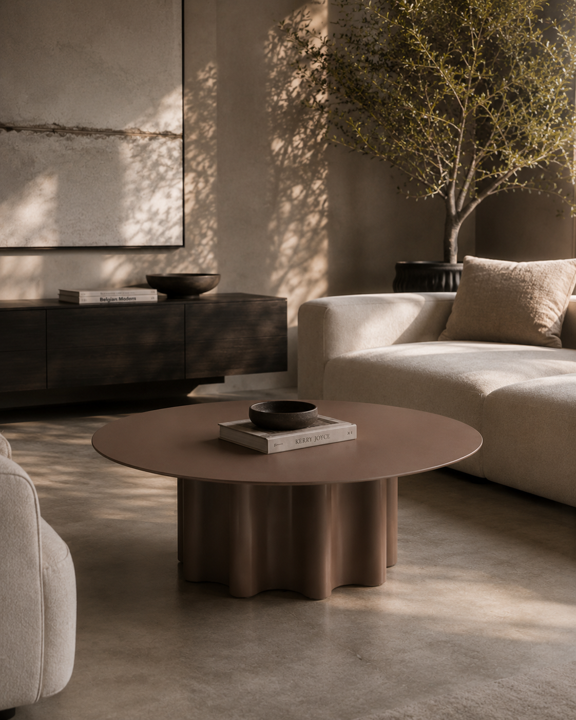 Moon Coffee Table - Cocoa