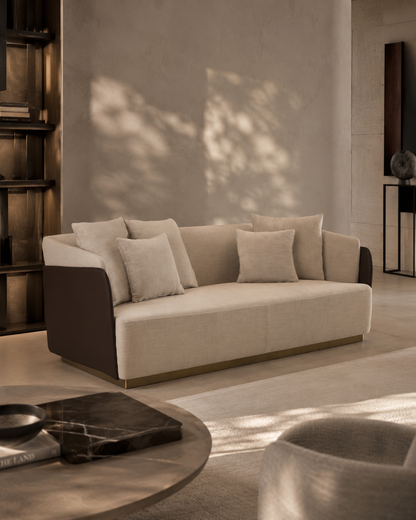 Gemma 4-Seater Sofa - Olive