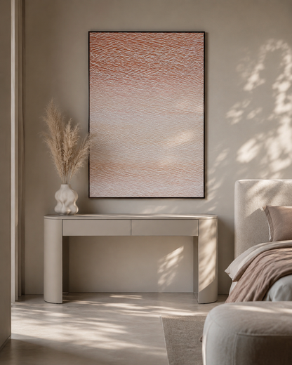 Oakura Console - Matte Beige