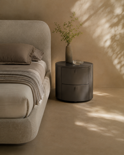 Sims Bedside Table - Matte Anthracite