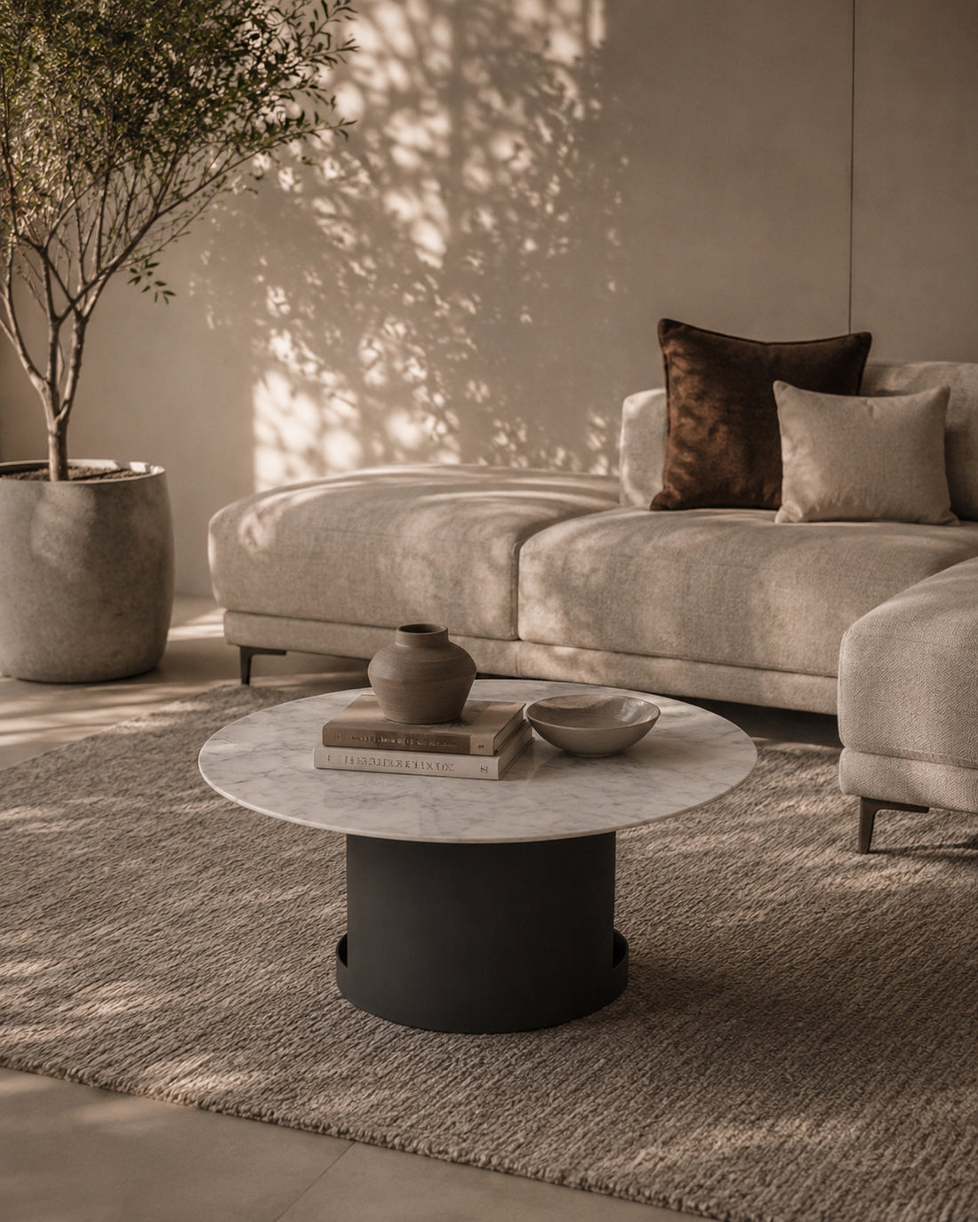 Alban Coffee Table - Carrara White