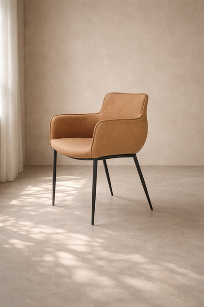 Kim Dining Chair - Cognac