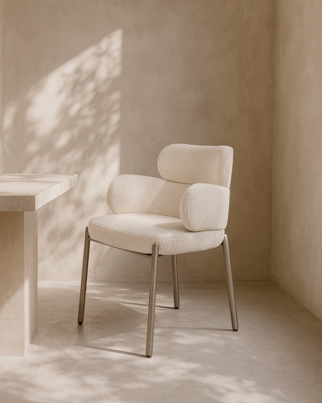 Dream Dining Chair - Embley Bouclé Taupe